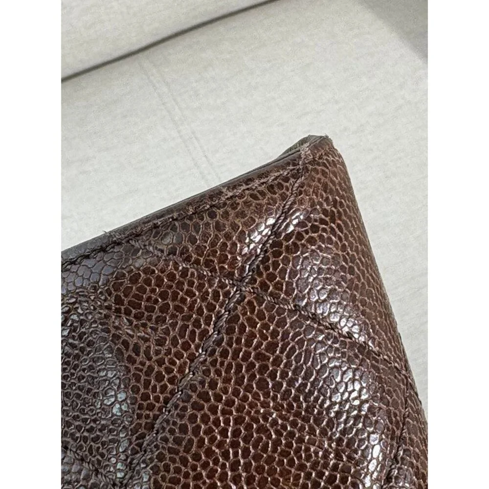 CHANEL Brown Caviar Coco Handle Large SHW - Picture 11 of 15